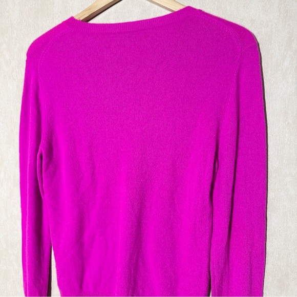 Antonio Melani Women’s 100% Cashmere Round Neck Sweater Longsleeve in Pink L - Picture 6 of 12